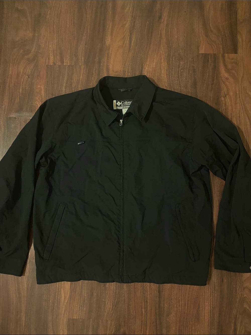 Columbia Men's Black Lightweight Full-Zip Shirt Jacket